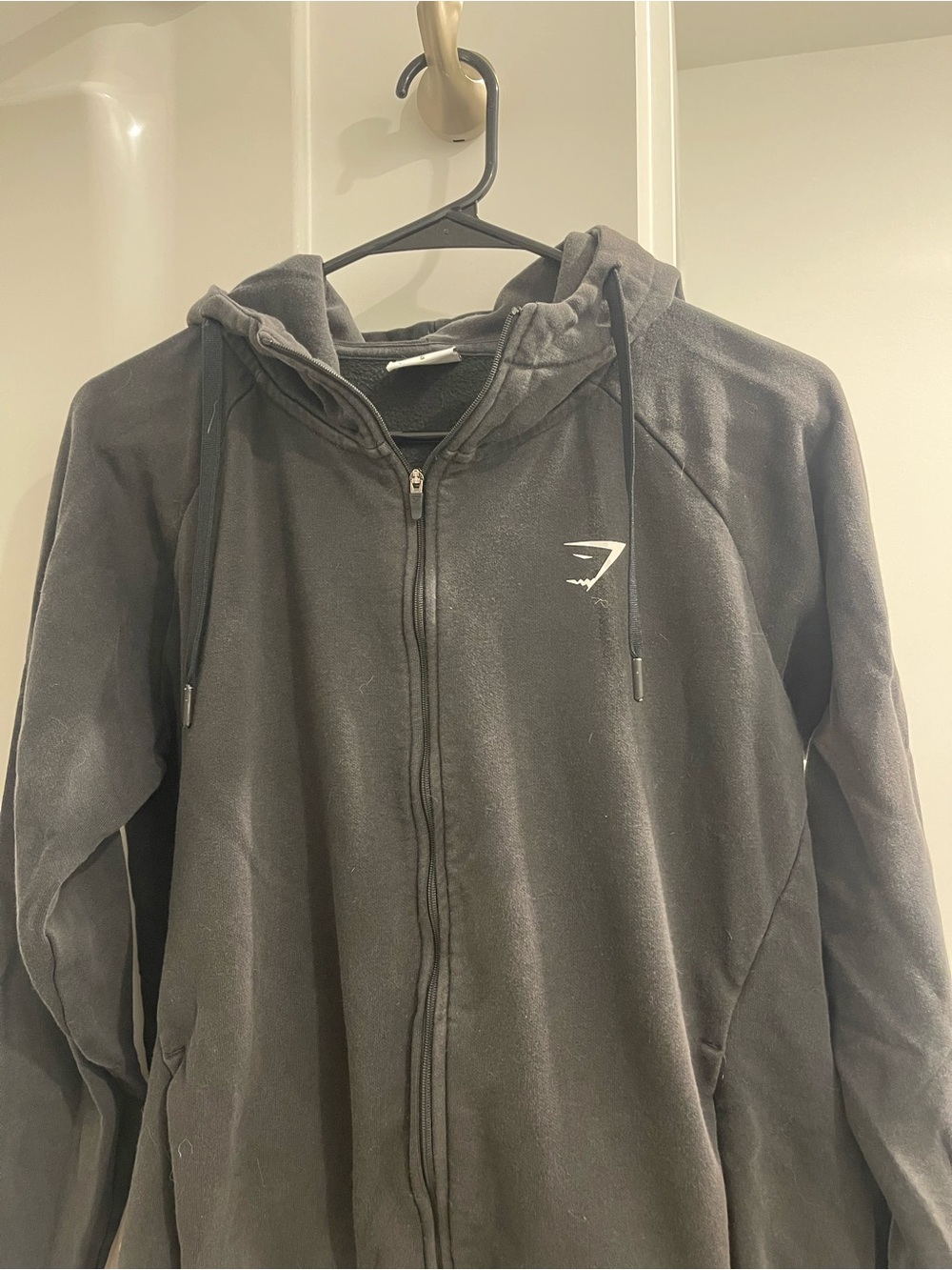 Gymshark Black Full-Zip Hooded Jacket